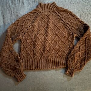 American Eagle Mock Neck Sweater XS